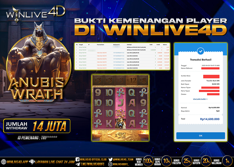 WINLIVE4D JACKPOT anubis wrath-30-4-25.,- LUNAS